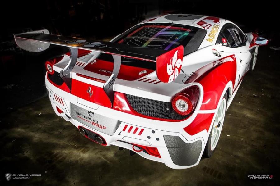  Ferrari 458 Challenge Evoluzione by Impressive Wrap 2015 года  (фото 5 из 21)